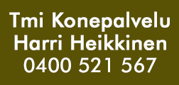 Tmi Konepalvelu Harri Heikkinen logo